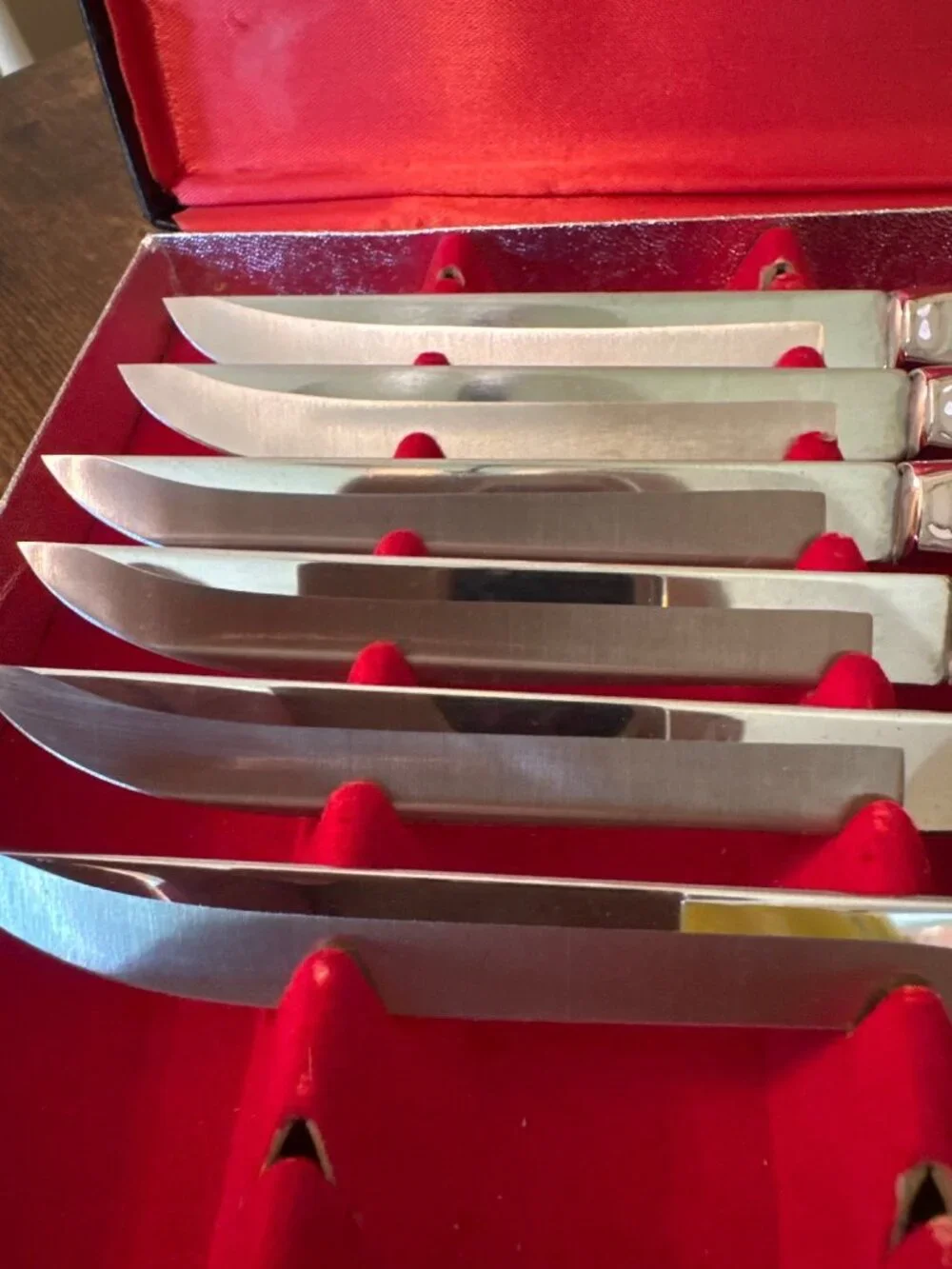 Vintage Carvel Hall Stainless Steel Steak Knife Set In Box